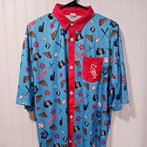 Destroyer Rocks Chicago White Sox Hawaiian Shirt XL Baseball